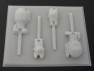 494sp Armored Mike Chocolate or Hard Candy Lollipop Mold